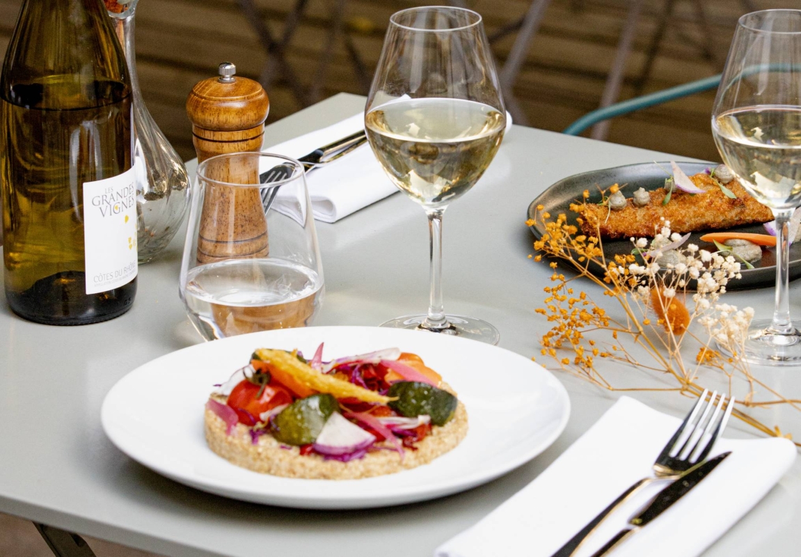 Le restaurant - Jardin Montgrand - Marseille - manger a Marseille